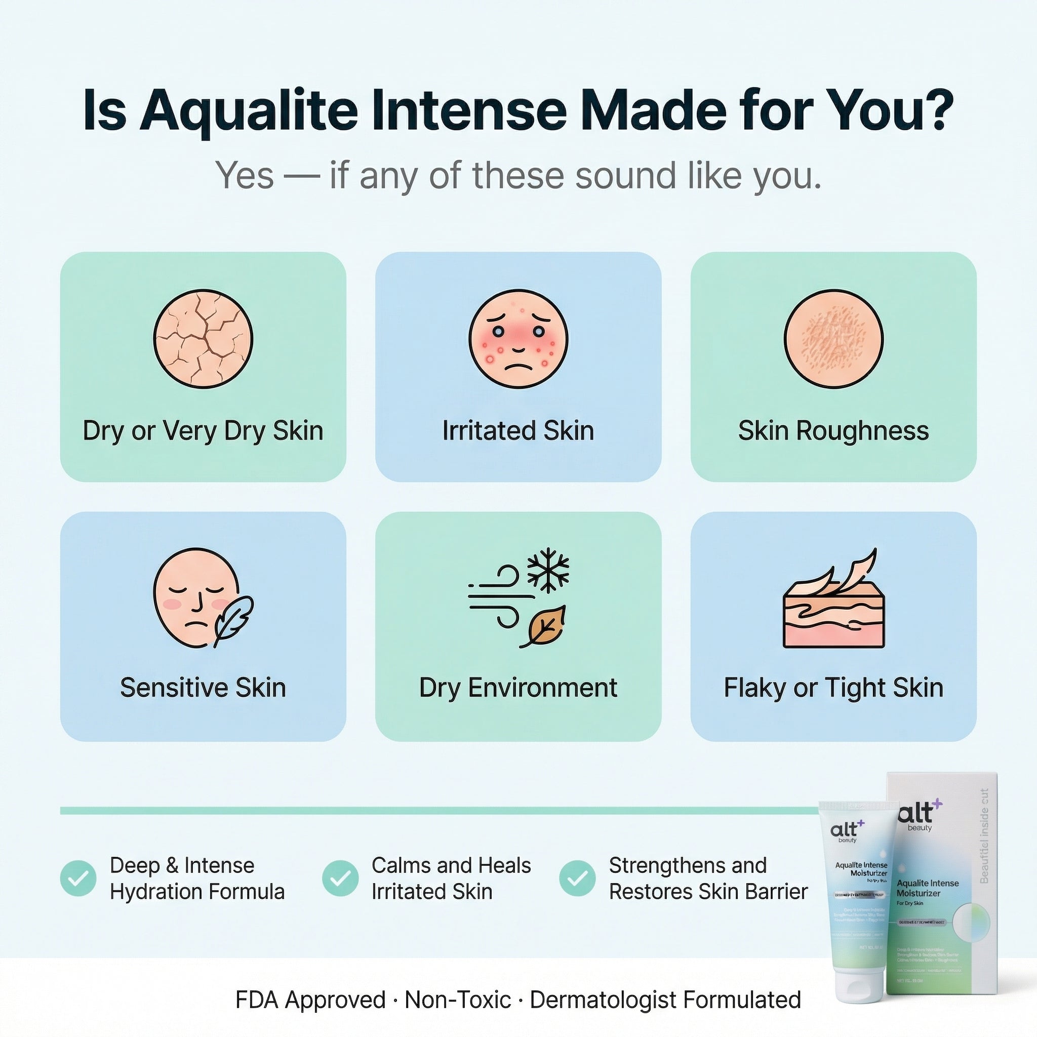 Aqualite Intense Moisturizer for Dry Skin