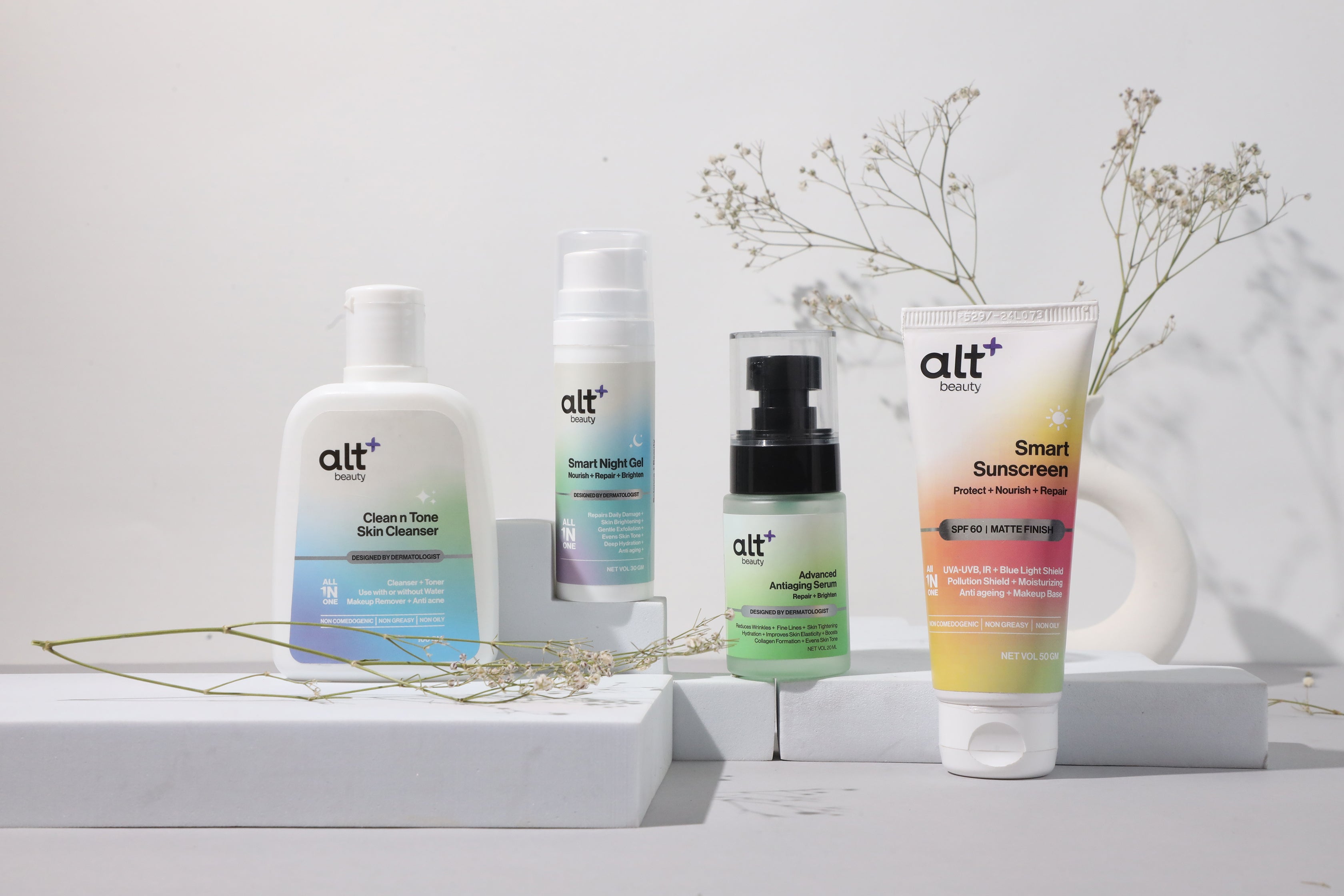 Skincare Routine for Antiaging Combo