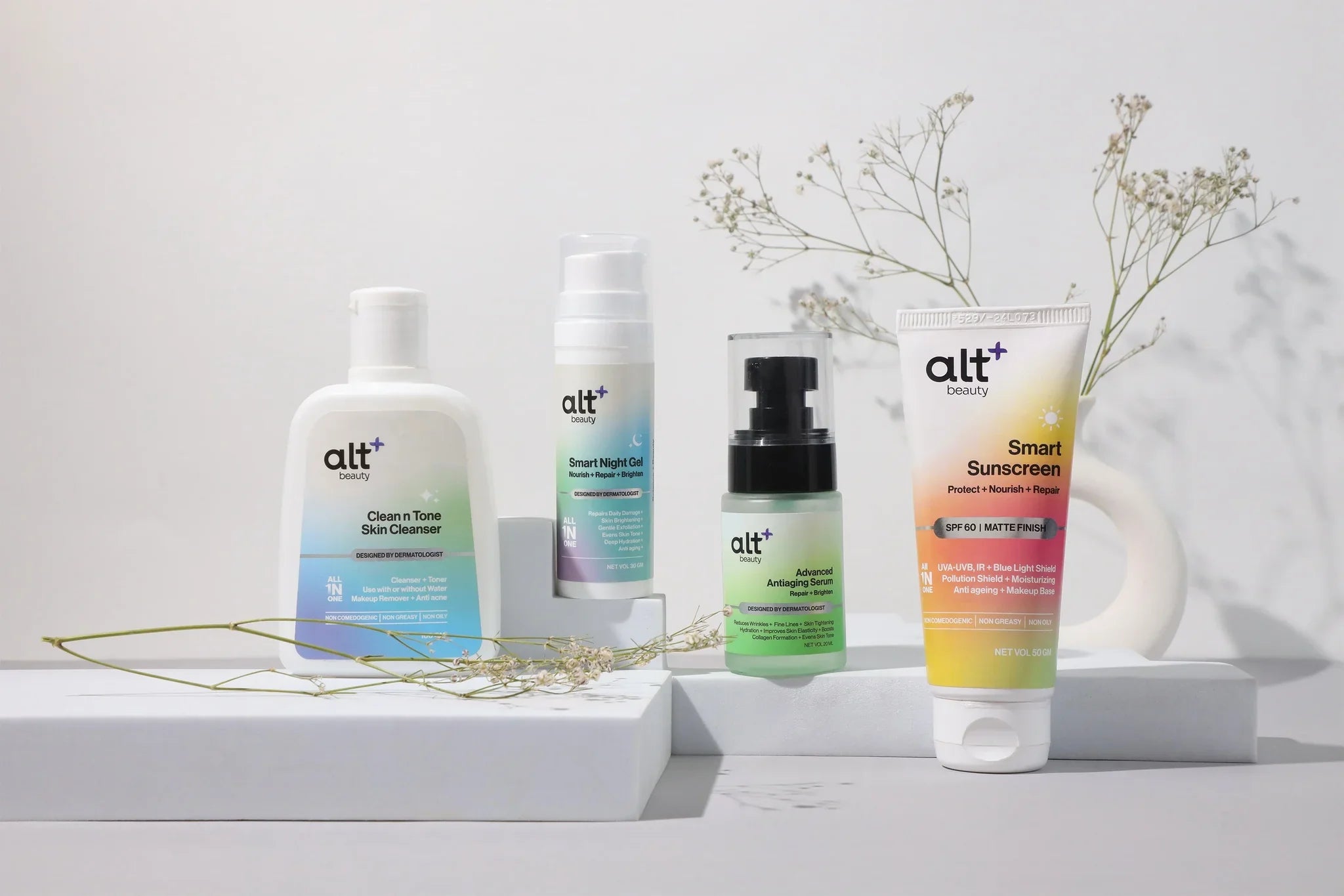 Skincare Routine for Antiaging Combo