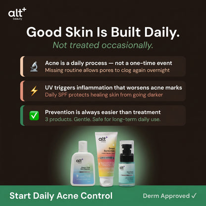Skincare Routine for Acne Prone Skin Combo