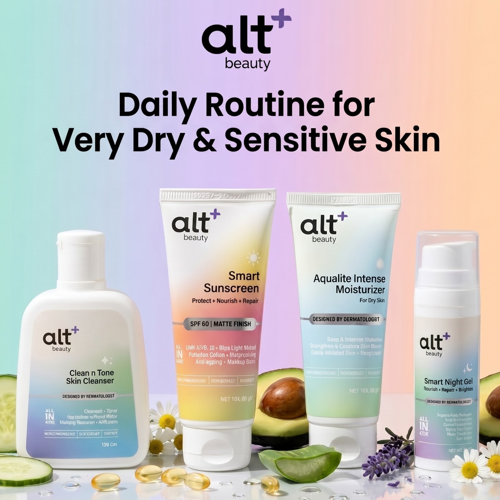 Skincare Routine for Dry Skin Combo